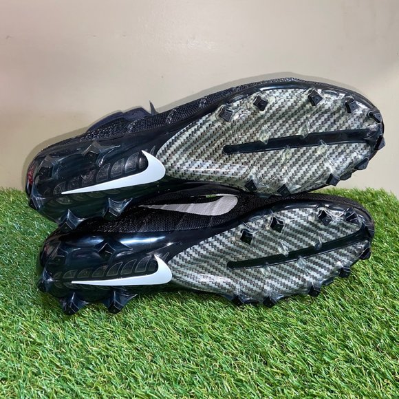 Nike Vapor Untouchable 3 Elite AO3006-010 Black Football Cleats Mens 12.5 NEW main image 7
